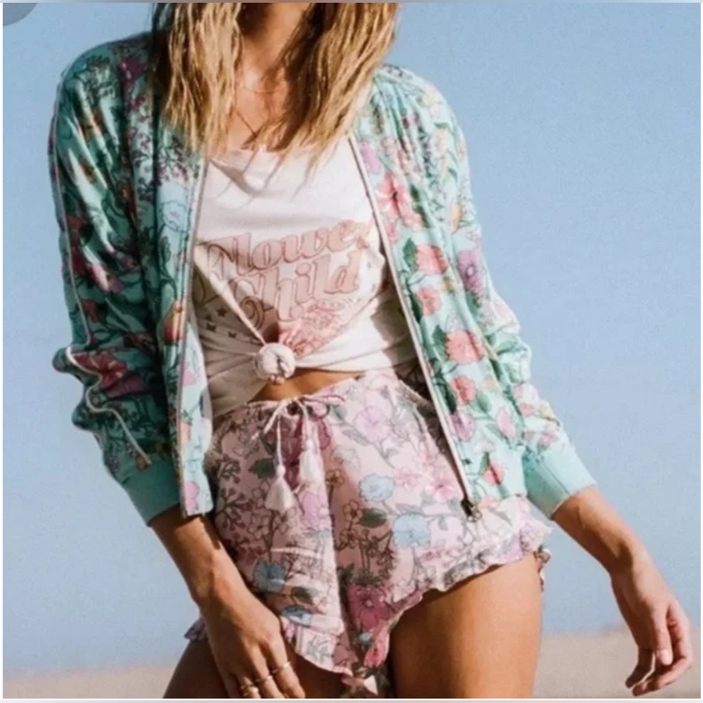NWT Spell Sayulita Bomber Jacket Birthstone Small